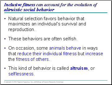 Inclusive fitness can account for the evolution of altruistic social behavior