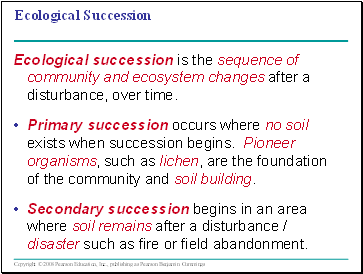 Ecological Succession