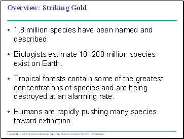 Conservation Biology and Restoration Ecology