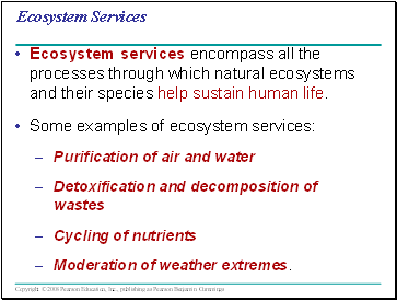 Ecosystem Services