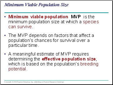 Minimum Viable Population Size