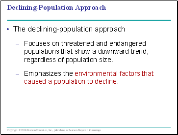 Declining-Population Approach