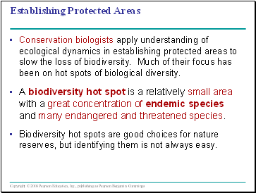 Establishing Protected Areas