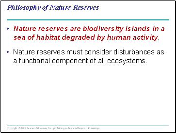 Philosophy of Nature Reserves