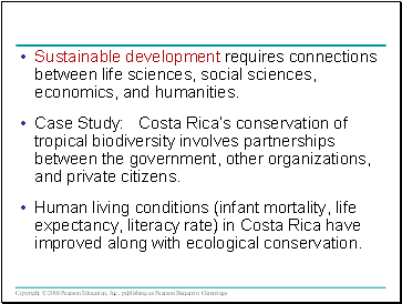 Sustainable development requires connections between life sciences, social sciences, economics, and humanities.