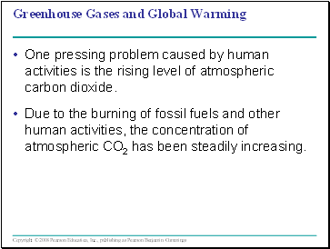 Greenhouse Gases and Global Warming