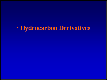 Hydrocarbon Derivatives