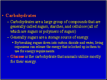 Carbohydrates