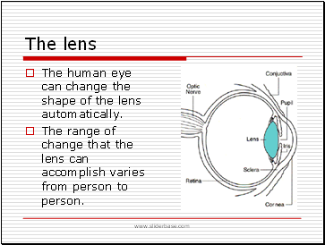 The lens