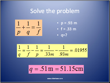 Solve the problem
