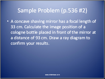 Sample Problem (p.536 #2)