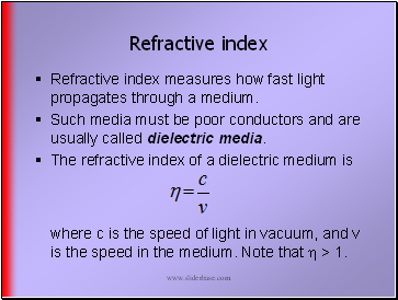 Refractive index