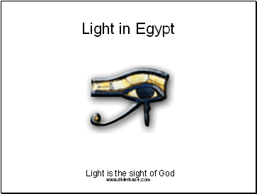 Light in Egypt