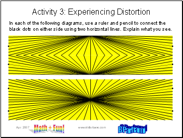 Activity 3: Experiencing Distortion
