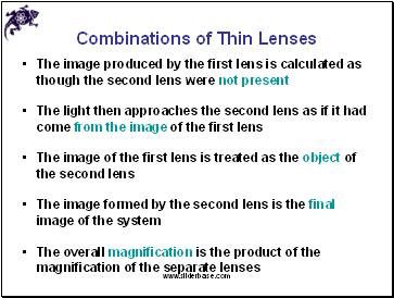 Combinations of Thin Lenses