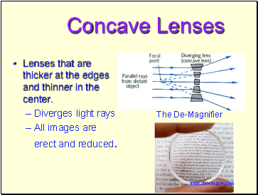 Concave Lenses