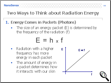 Two Ways to Think about Radiation Energy