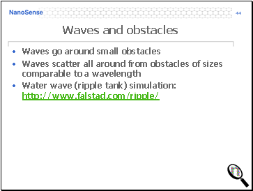Waves and obstacles