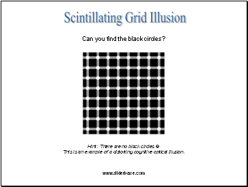 Scintillating Grid Illusion