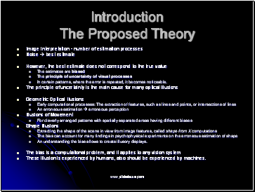 Introduction The Proposed Theory