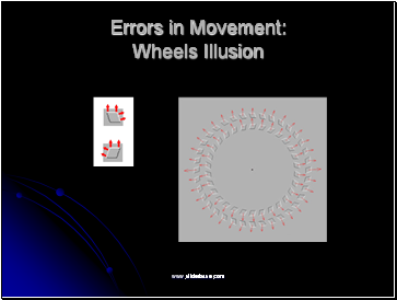 Errors in Movement: Wheels Illusion