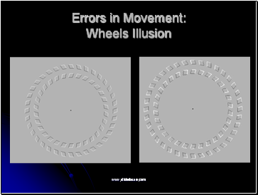 Errors in Movement: Wheels Illusion