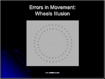 Errors in Movement: Wheels Illusion