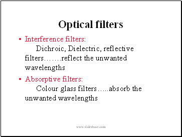 Optical filters