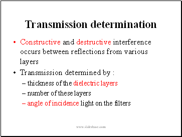 Transmission determination