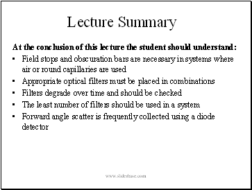 Lecture Summary
