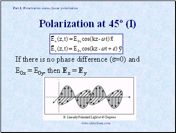 Polarization at 45º (I)