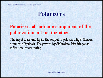 Polarizers