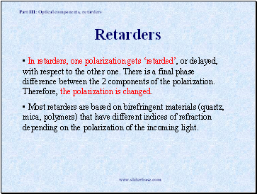 Retarders
