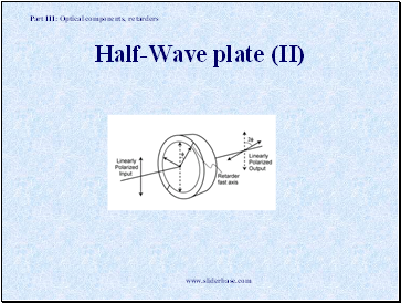 Half-Wave plate (II)