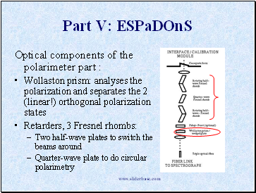 Part V: ESPaDOnS