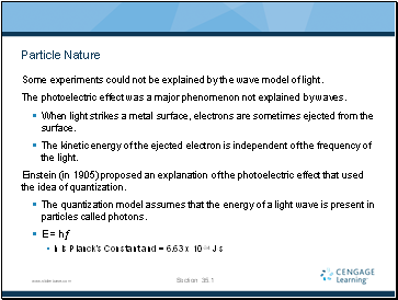 Particle Nature