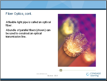 Fiber Optics, cont.