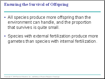 Ensuring the Survival of Offspring