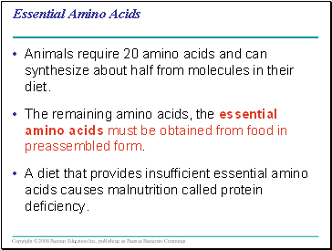 Essential Amino Acids