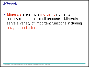 Minerals