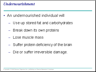 Undernourishment