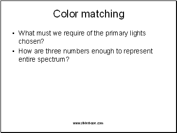 Color matching
