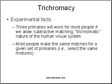 Trichromacy