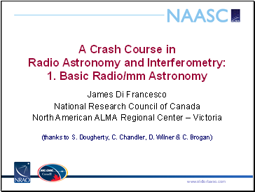 A Crash Course in Radio Astronomy and Interferometry: 1. Basic Radio/mm Astronomy