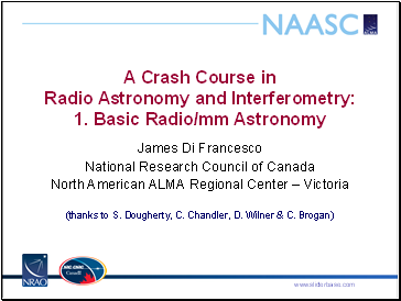 Basic Radiomm Astronomy