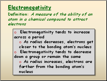 Electronegativity