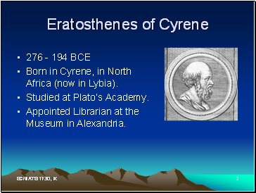 Eratosthenes of Cyrene