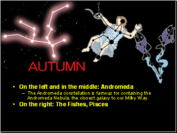 On the left and in the middle: Andromeda