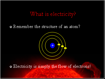 What is electricity?