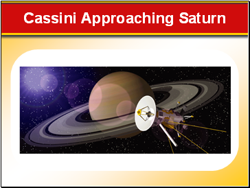 Cassini Approaching Saturn